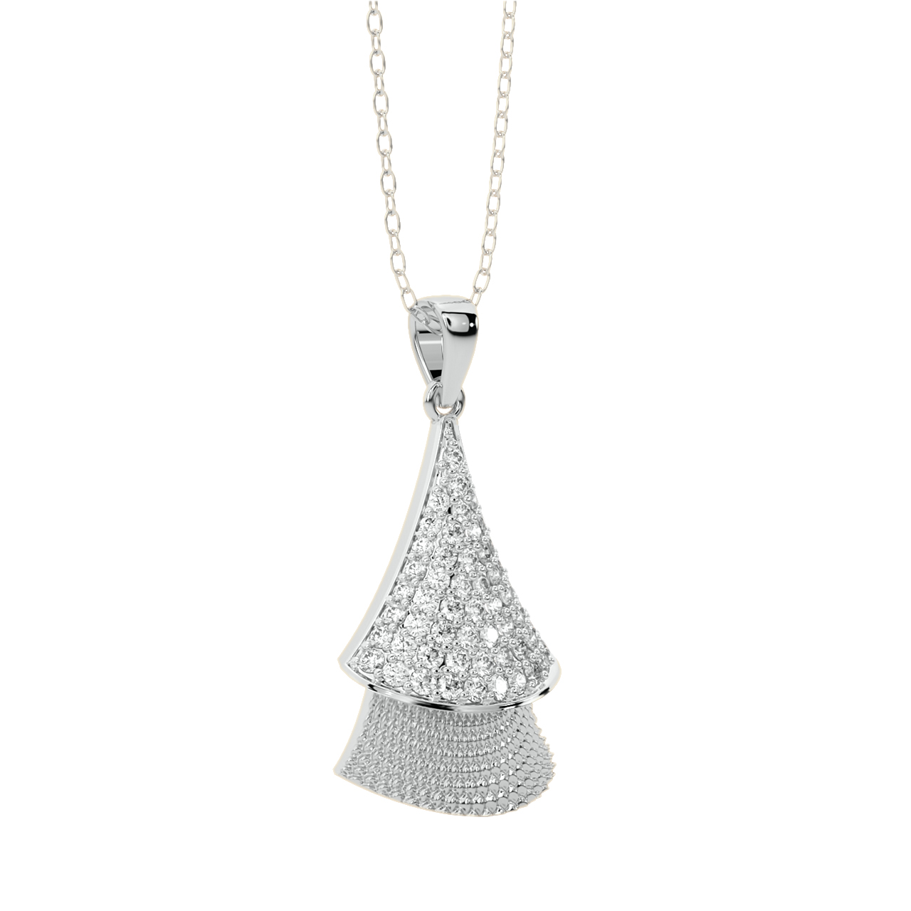 Ada Round Diamond Office Wear Pendant